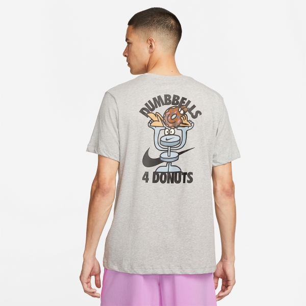 Nike Dumbbells T-Shirt - Dark Grey Heather
