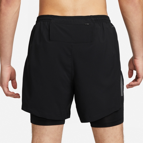 Nike Dri-FIT Division Stride 8in Pantaloncini - Black/Reflective Silver