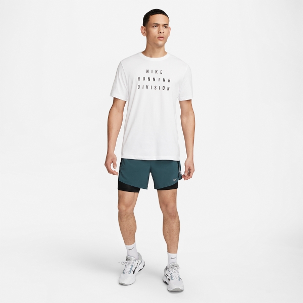 Nike Dri-FIT Division Stride 8in Shorts - Faded Spruce/Black/Reflective Silver
