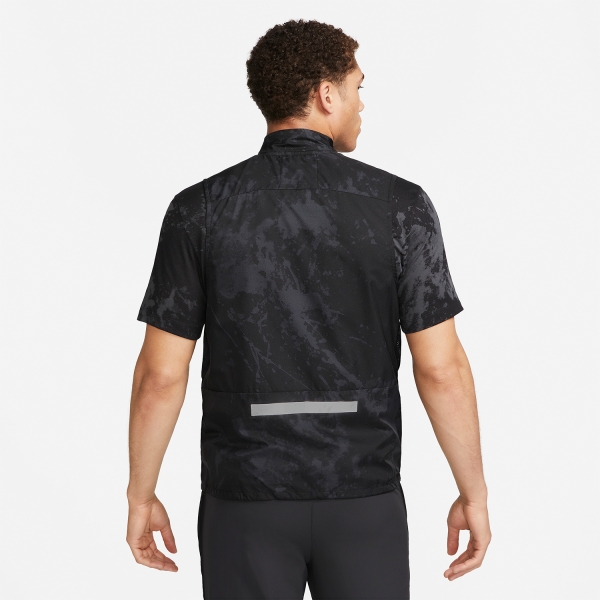 Nike Repel Run Division Chaleco - Black/Reflective Silver