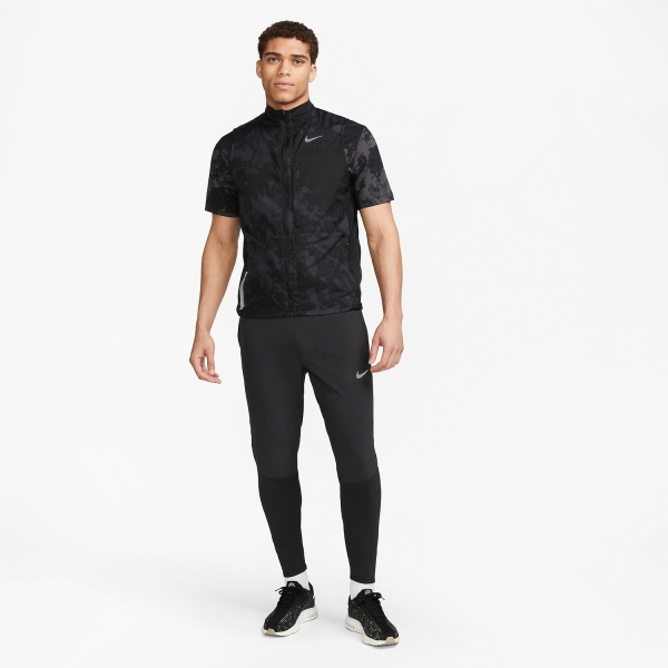 Nike Repel Run Division Chaleco - Black/Reflective Silver
