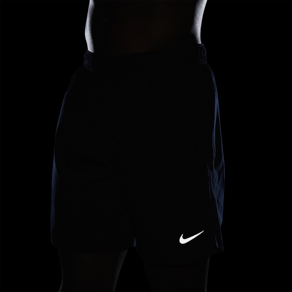 Nike Challenger 7in Pantaloncini - Obsidian/Black/Reflective Silver