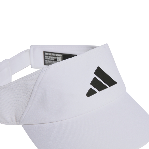 adidas AEROREADY Logo Visiera - White/Black