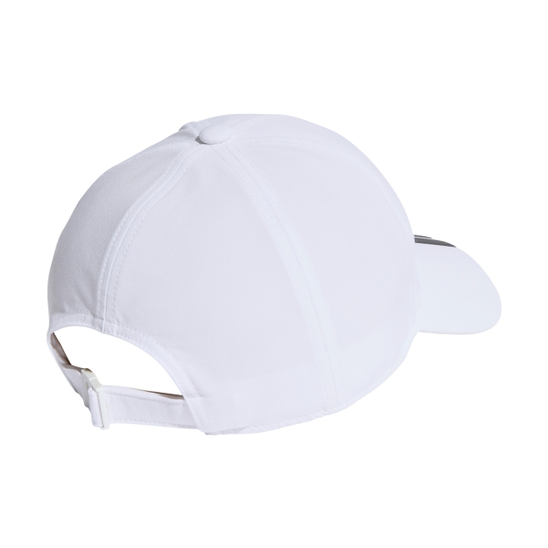 adidas 3 Stripes AEROREADY Gorra - White/Black