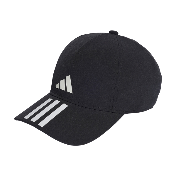 Hats & Visors adidas 3 Stripes AEROREADY Cap  Black/White IC6520