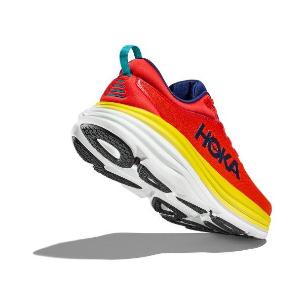 Hoka Bondi 8 - Red Alert/Flame