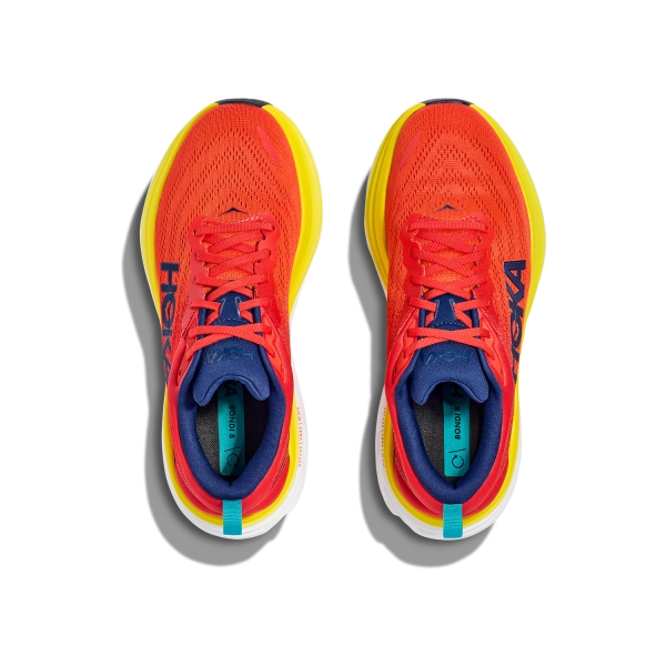 Hoka Bondi 8 - Red Alert/Flame