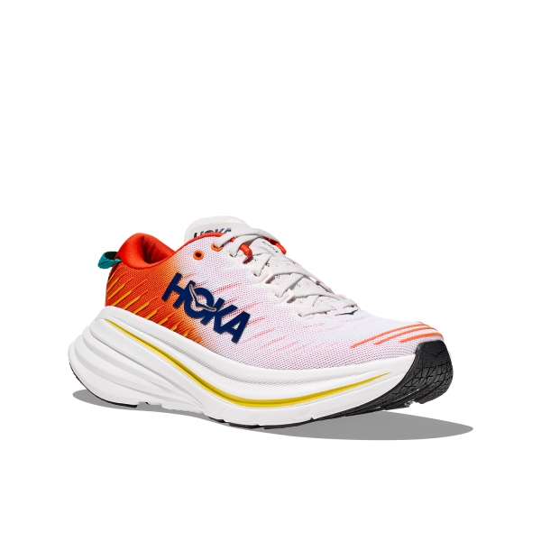 Hoka Bondi X - Blanc De Blanc/Flame