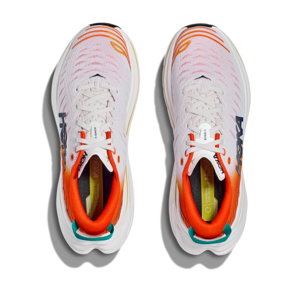 Hoka Bondi X - Blanc De Blanc/Flame