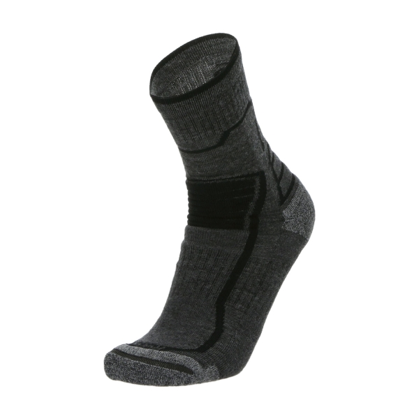 Running Socks Mico Warm Control Merinos Socks  Antracite Melange/Nero CA 3027 743
