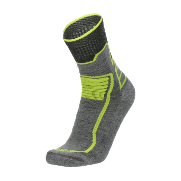 Running Socks Mico Warm Control Merinos Socks  Grigio Melange CA 3027 330