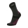 Mico Natural Tencel Medium Weight Calcetines - Antracite Melange/Fucsia