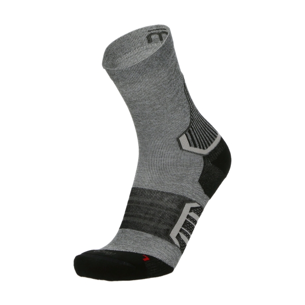 Running Socks Mico Compression OxiJet Protech Medium Weight Socks  Grigio Melange CA 3090 330