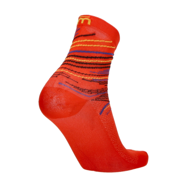 Mico Performance Extra Dry Light Weight Socks - Orange