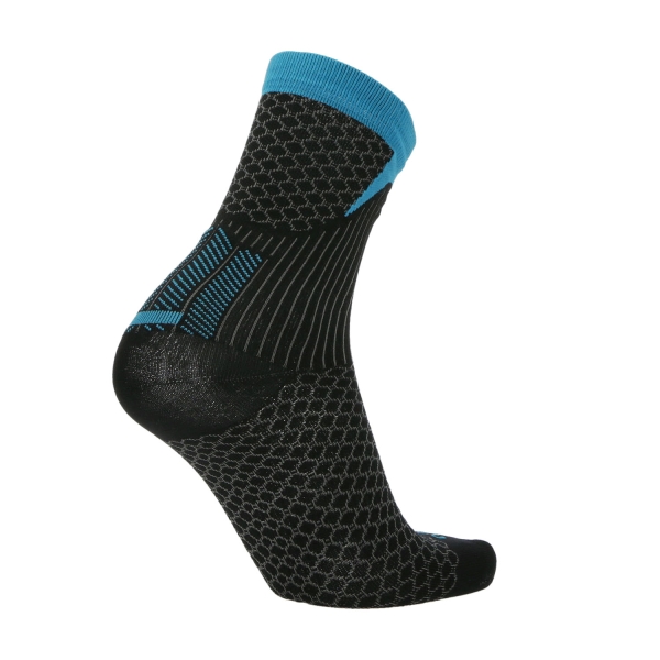 Mico Performance Light Weight Calcetines - Nero/Turchese