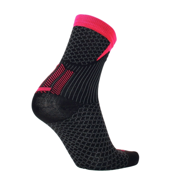 Mico Performance Light Weight Socks - Nero/Pop Star