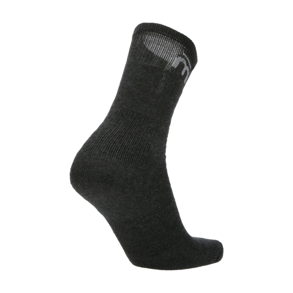 Mico Extra Dry Medium Weight Logo Socks - Antracite Melange
