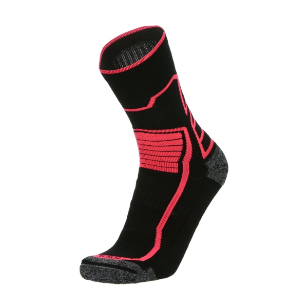 Running Socks Mico Warm Control Merinos Socks  Nero/Pop Star CA 3027 773