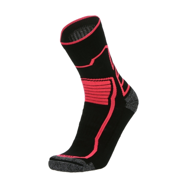 Calcetines Running Mico Warm Control Merinos Calcetines  Nero/Pop Star CA 3027 773