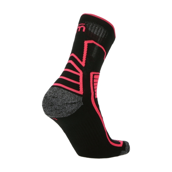 Mico Warm Control Merinos Socks - Nero/Pop Star