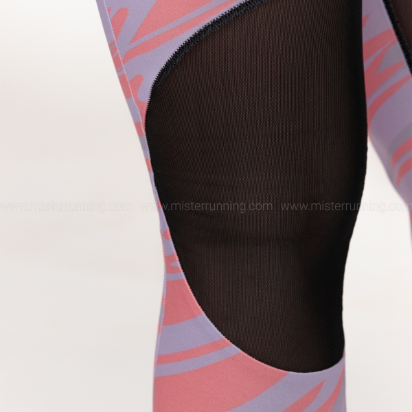 Mizuno 7/8 Printed Tights - Pastel Lilac