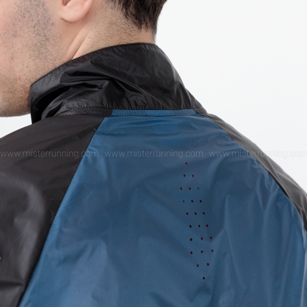 Mizuno Aero Impermalite Chaqueta - Blue Ashes