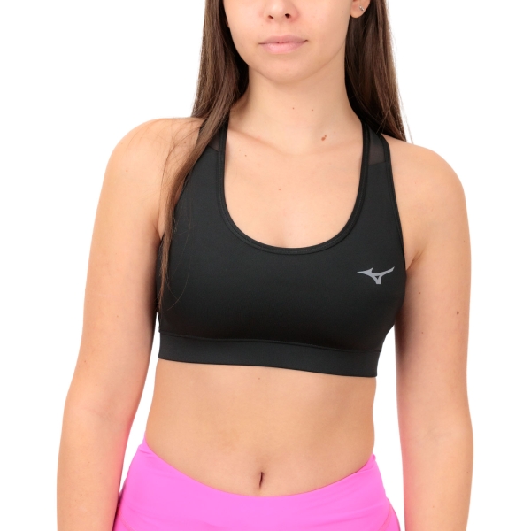 Women's Sports Bra Mizuno Alpha Sports Bra  Black J2GAA21309