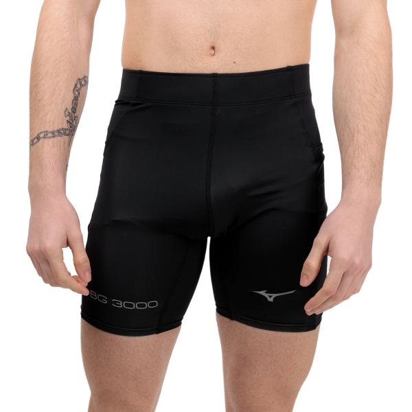 Pantaloncino Running Uomo Mizuno BG3000 Blindstitch 8in Pantaloncini  Black J2GBA14109