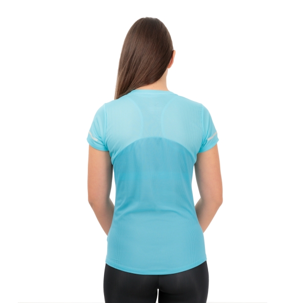 Mizuno Dryaeroflow Logo Camiseta - Maui Blue