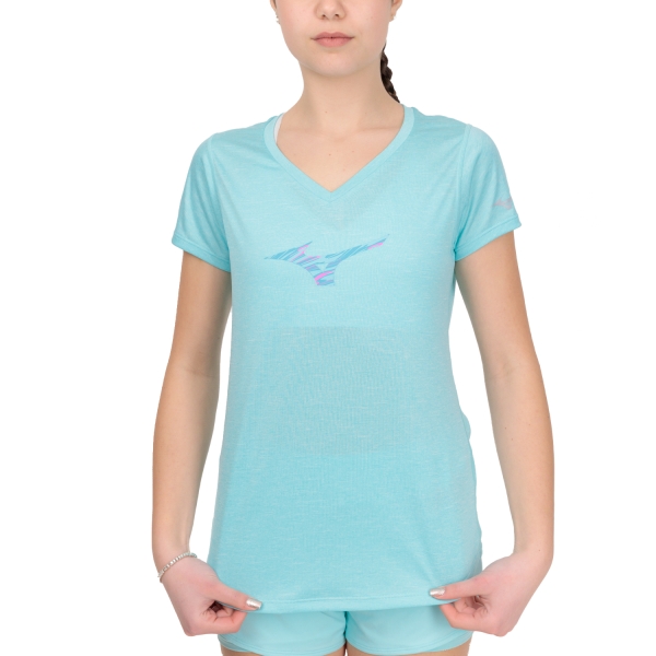 Women's Running T-Shirts Mizuno Impulse Core TShirt  Antigua Sand J2GAA20723