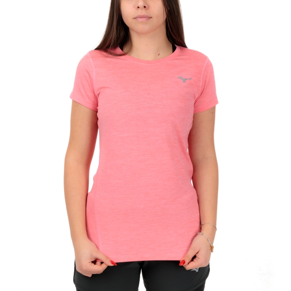 Women's Running T-Shirts Mizuno Impulse Core TShirt  Sunkissed Coral J2GA772183