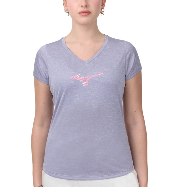 Women's Running T-Shirts Mizuno Impulse Core TShirt  Wisteria J2GAA20768
