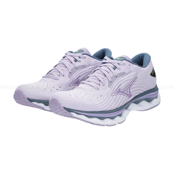 Mizuno Wave Sky 6 - Pastel Lilac/White/Chine Blue