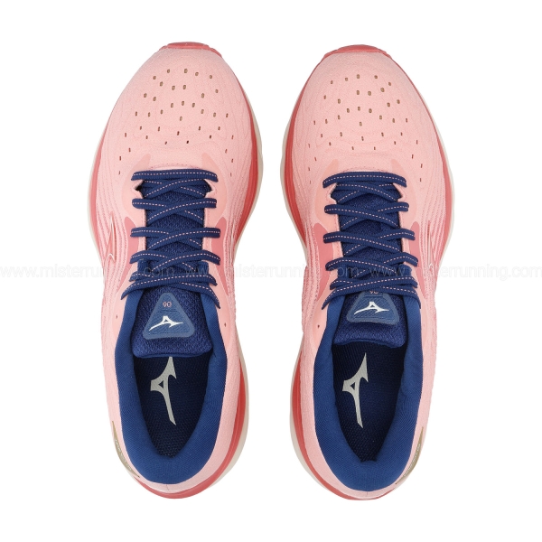 Mizuno Wave Sky 6 - Peach Bud/Vaporous Gray/Estate Bluev