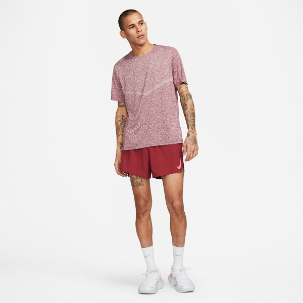 Nike Aeroswift 4in Pantaloncini - Team Red/Hyper Pink