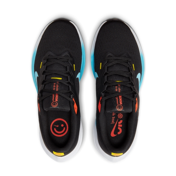 Nike Air Winflo 10 - Black/Baltic Blue/Speed Yellow/White