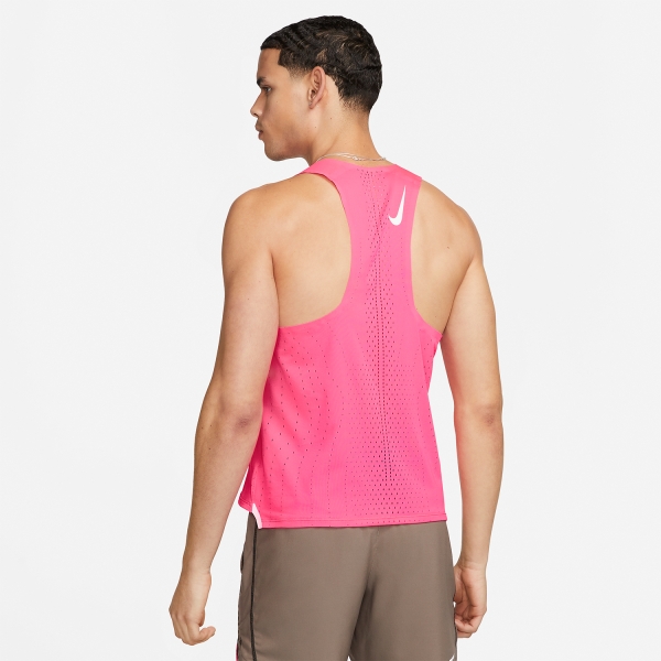 Nike Dri-FIT ADV AeroSwift Canotta - Hyper Pink/White