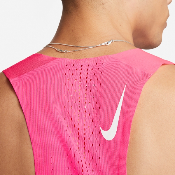 Nike Dri-FIT ADV AeroSwift Canotta - Hyper Pink/White