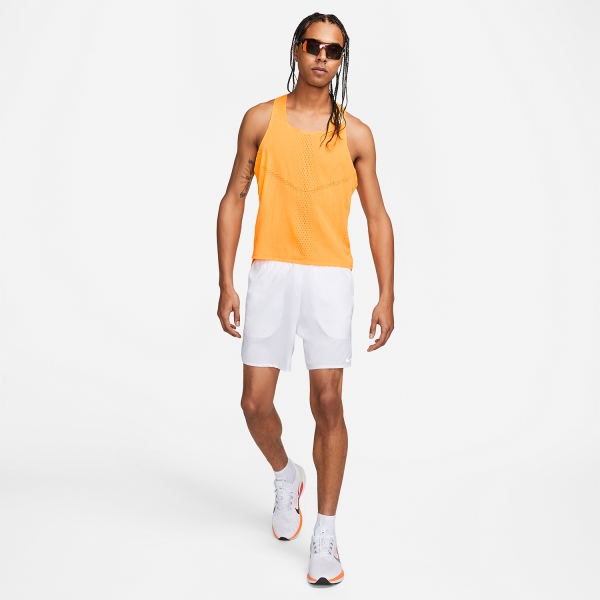 Nike Dri-FIT ADV AeroSwift Tank - Laser Orange/White