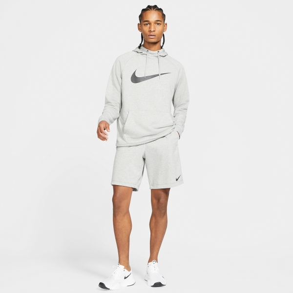 Nike Dri-FIT Classic 9in Shorts - Dark Grey Heather/Black