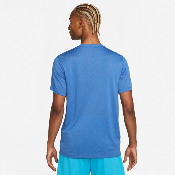 Nike Dri-FIT Happy Place Camiseta - Game Royal/Pacific Blue/Heather