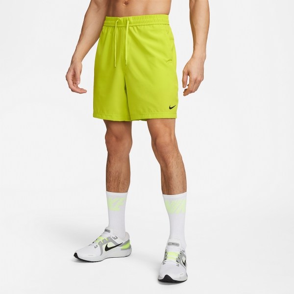 Nike Dri-FIT Form 7in Shorts - Bright Cactus/Black
