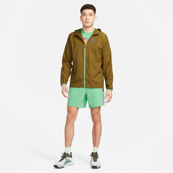Nike Dri-FIT Second Sunrise 7in Shorts - Spring Green/Olive Flak/White