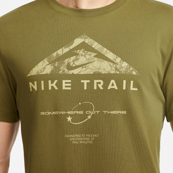Nike Trail Dri-FIT Off Road Maglietta - Olive Flak