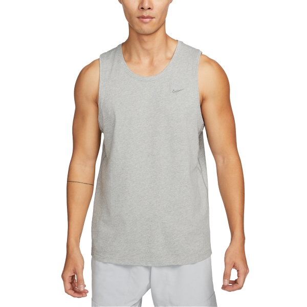 Men's Training Tank Nike Nike DriFIT Primary Tank  Dark Grey Heather/Heather/Smoke Grey  Dark Grey Heather/Heather/Smoke Grey 