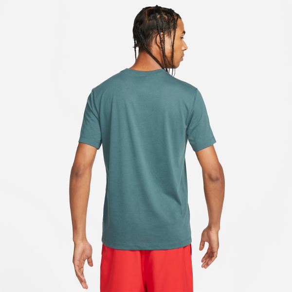 Nike Dri-FIT Pro Logo Maglietta - Faded Spruce/Black