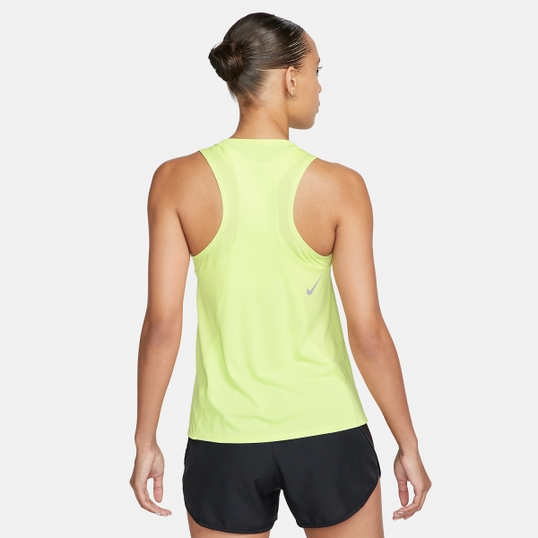Nike Dri-FIT Race Tank - Light Lemon Twist/Reflective Silver