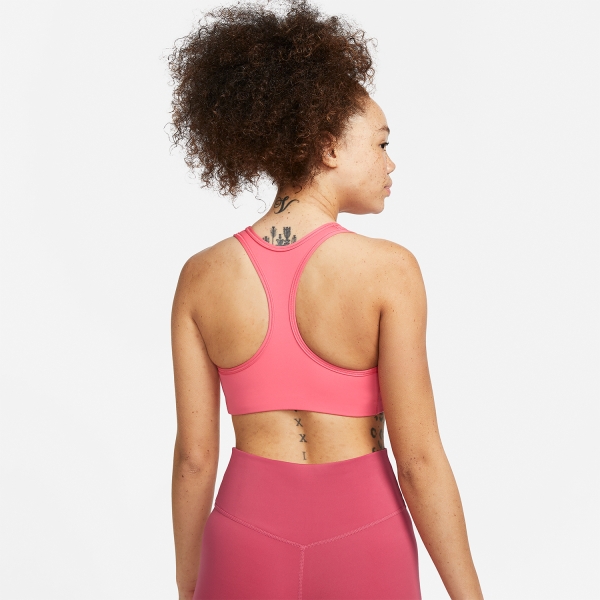 Nike Dri-FIT Sports Bra - Sea Coral/White