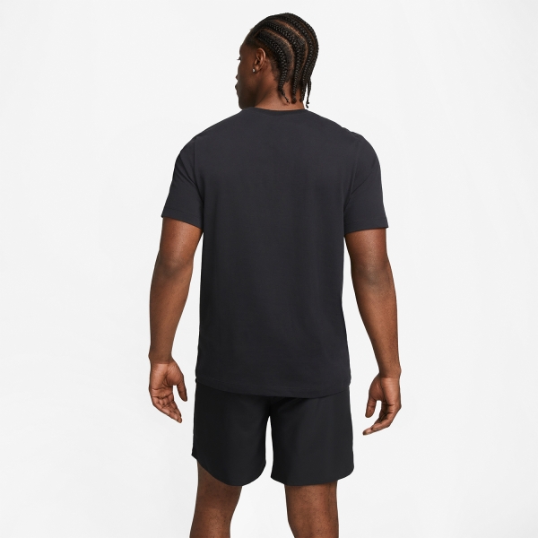 Nike Dri-FIT Run Logo Maglietta - Black