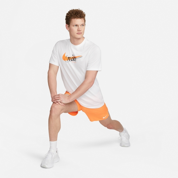 Nike Dri-FIT Run Logo Maglietta - White